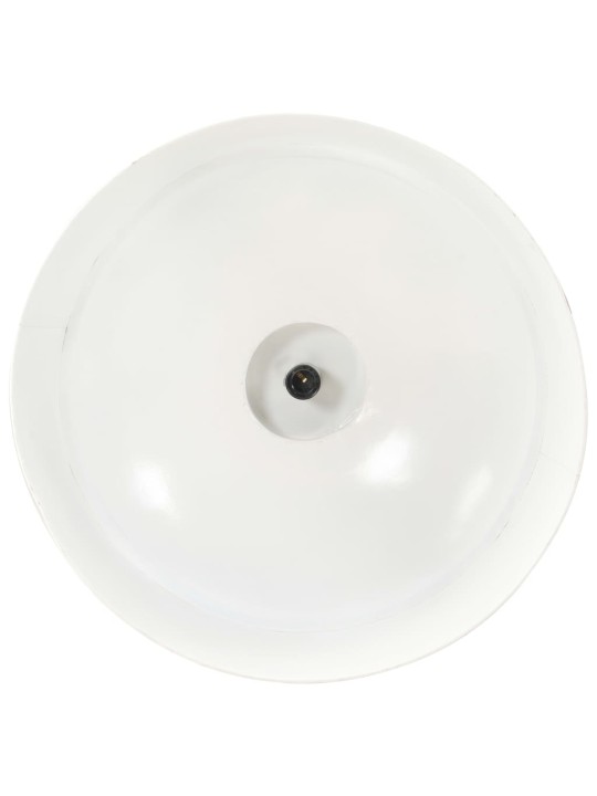 Griestu lampa, industriāls dizains, balta, 32 cm, e27