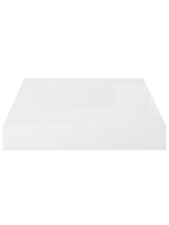 Sienas plaukts, spīdīgi balts, 23x23,5x3,8 cm, mdf