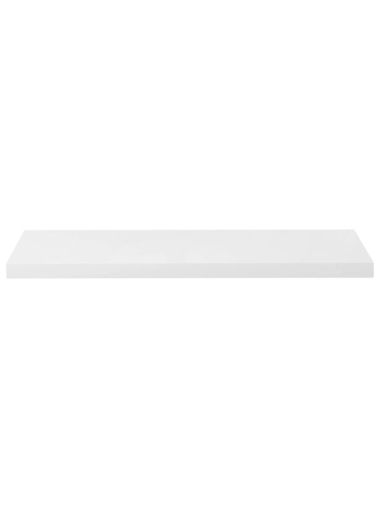 Sienas plaukts, spīdīgi balts, 90x23,5x3,8 cm, mdf