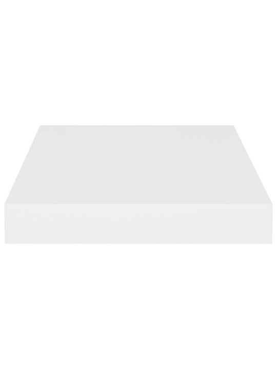 Sienas plaukti, 2 gab., balti, 23x23,5x3,8 cm, mdf