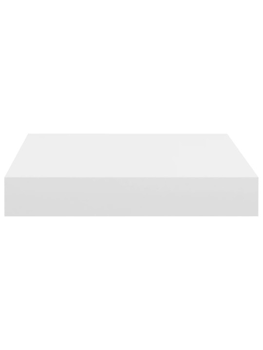 Sienas plaukti, 2 gab., balti, 23x23,5x3,8 cm, mdf