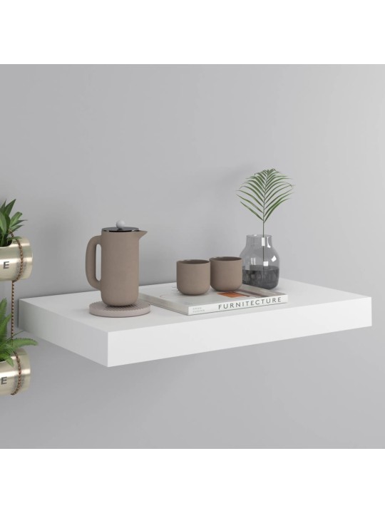 Sienas plaukts, balts, 40x23x3,8 cm, mdf