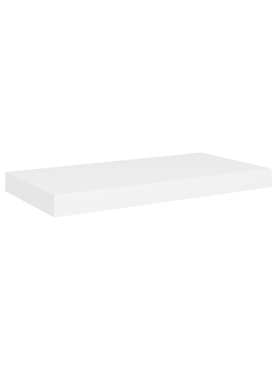 Sienas plaukti, 2 gab., balti, 50x23x3,8 cm, mdf