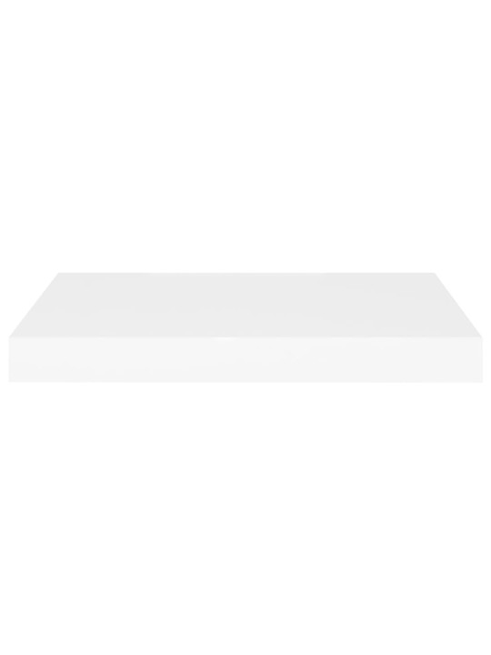 Sienas plaukti, 2 gab., balti, 50x23x3,8 cm, mdf