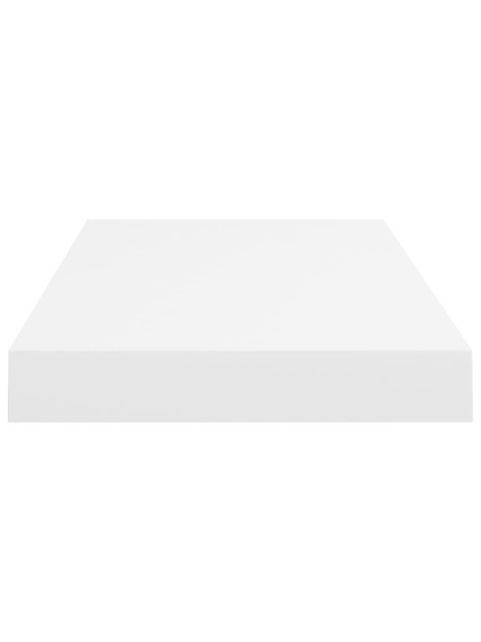 Sienas plaukti, 2 gab., balti, 50x23x3,8 cm, mdf