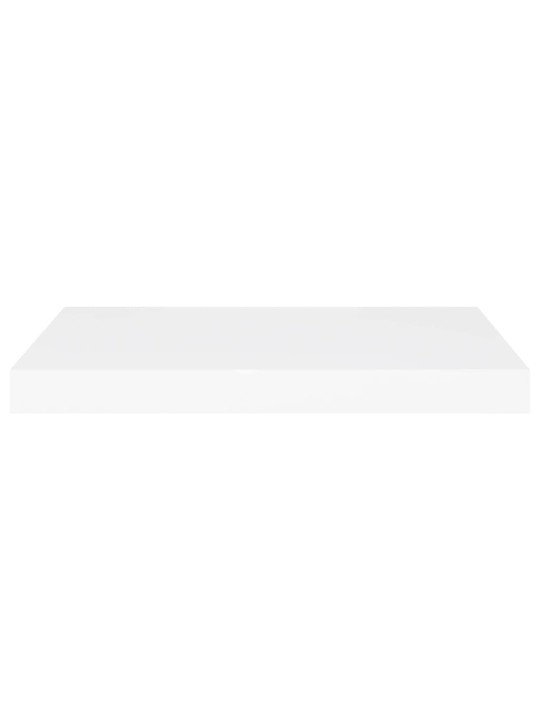 Sienas plaukti, 2 gab., balti, 60x23,5x3,8 cm, mdf