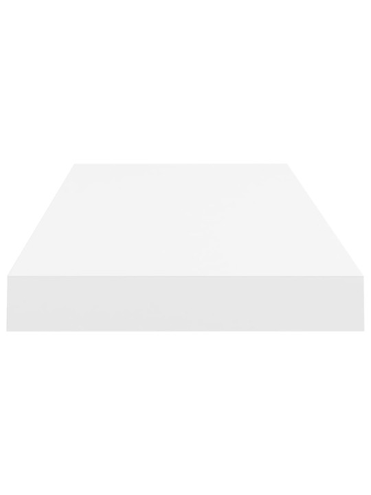 Sienas plaukti, 2 gab., balti, 60x23,5x3,8 cm, mdf