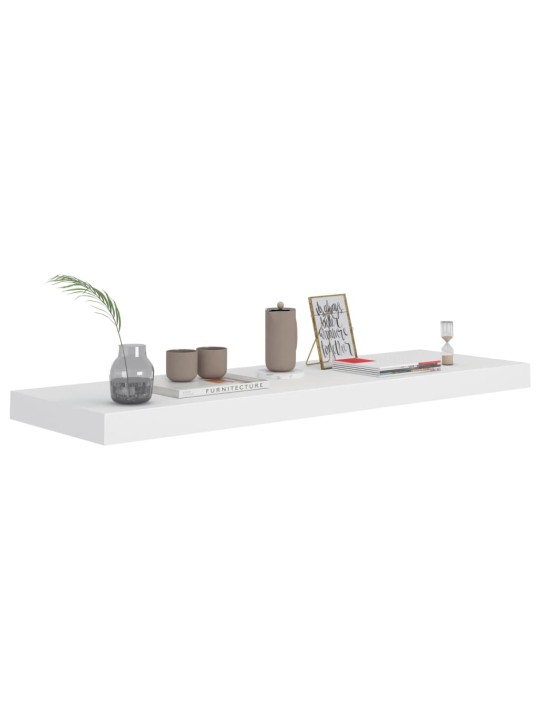 Sienas plaukts, balts, 80x23,5x3,8 cm, mdf