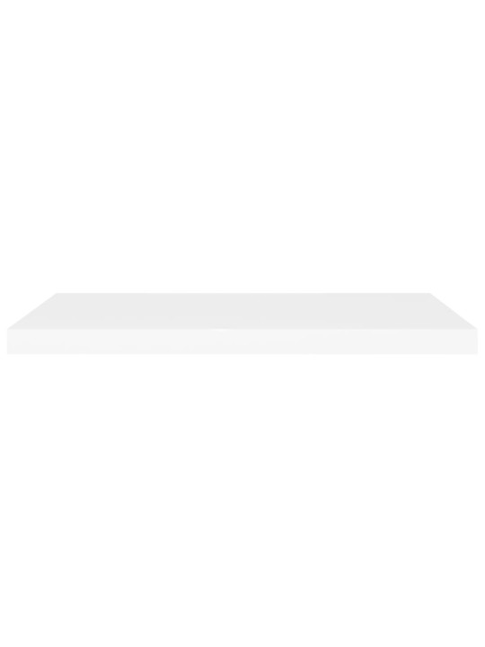 Sienas plaukti, 2 gab., balti, 80x23,5x3,8 cm, mdf