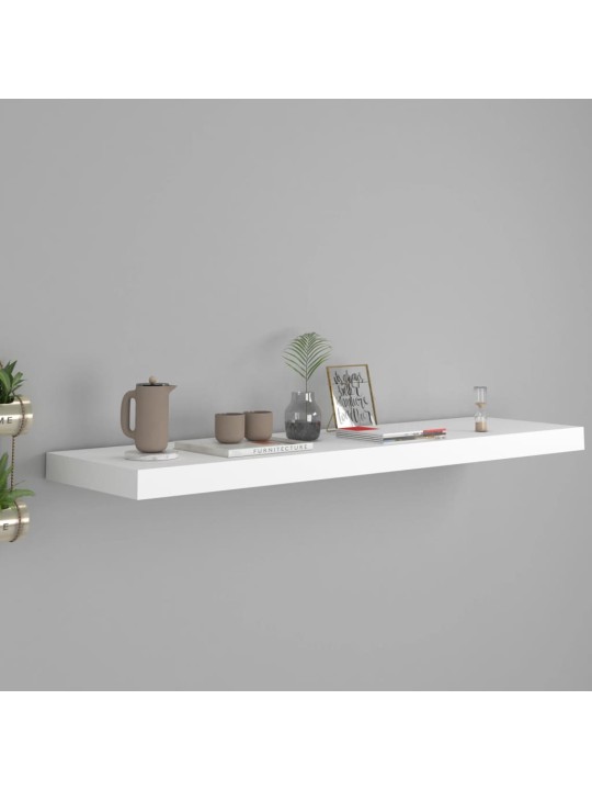 Sienas plaukts, balts, 90x23,5x3,8 cm, mdf