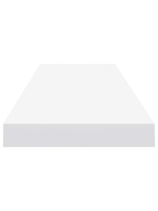 Sienas plaukti, 2 gab., balti, 90x23,5x3,8 cm, mdf
