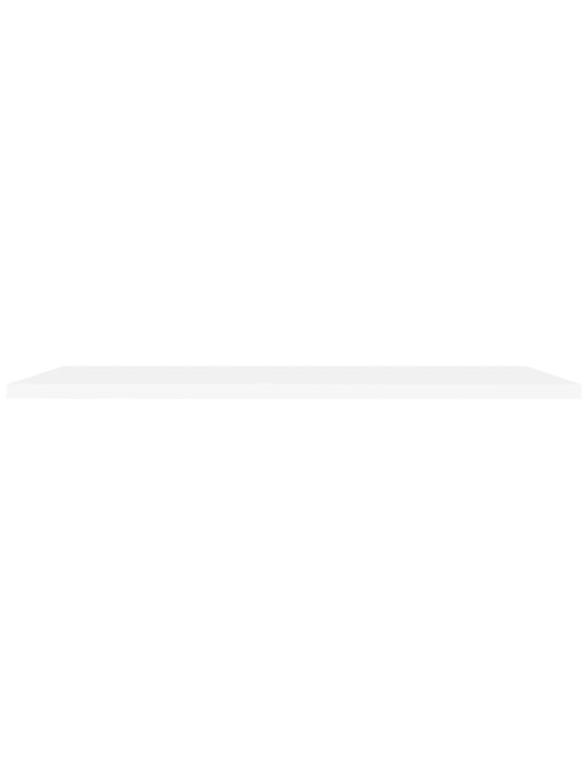 Sienas plaukti, 2 gab., balti, 120x23,5x3,8 cm, mdf