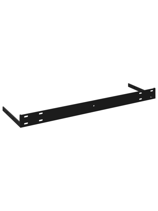 Sienas plaukti, 2 gab., balti, 120x23,5x3,8 cm, mdf