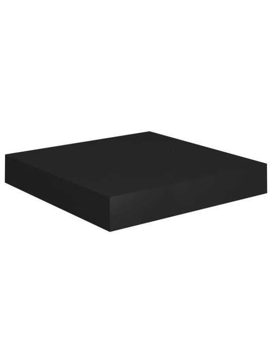 Sienas plaukts, melns, 23x23,5x3,8 cm, mdf