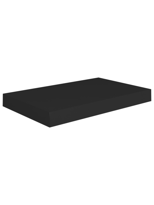 Sienas plaukts, melns, 40x23x3,8 cm, mdf