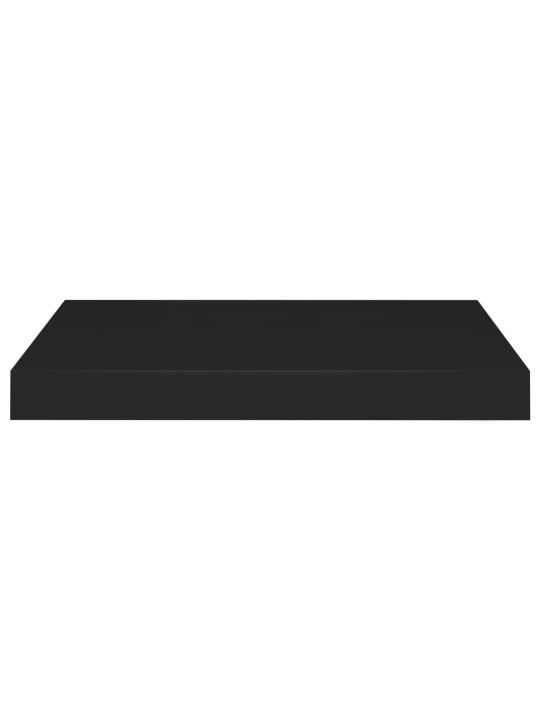 Sienas plaukts, melns, 40x23x3,8 cm, mdf