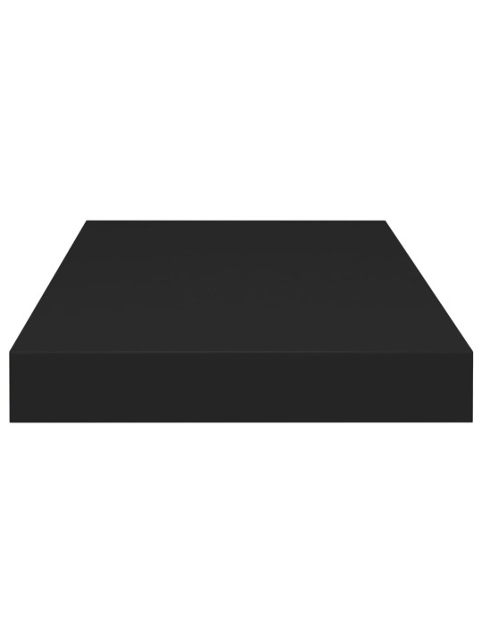 Sienas plaukts, melns, 50x23x3,8 cm, mdf
