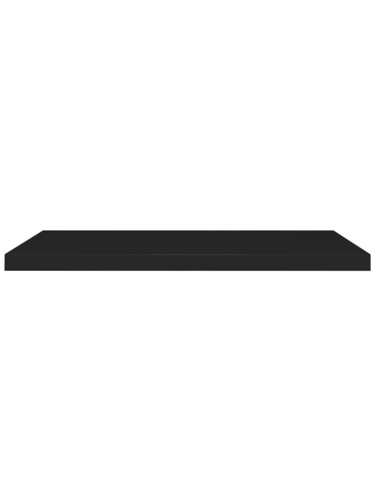 Sienas plaukts, melns, 90x23,5x3,8 cm, mdf