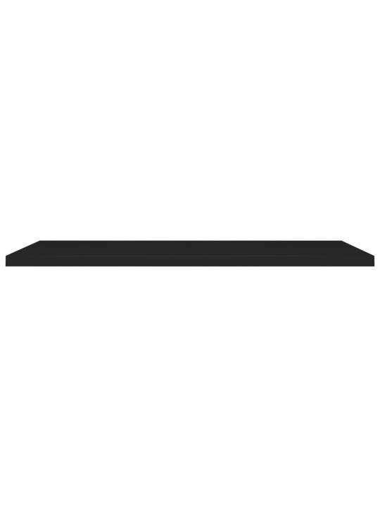 Sienas plaukti, 2 gab., melni, 120x23,5x3,8 cm, mdf