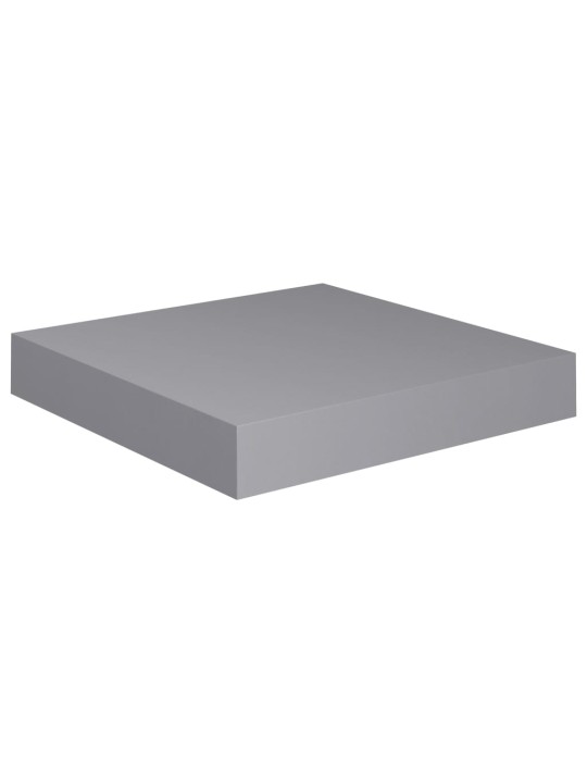 Sienas plaukts, pelēks, 23x23,5x3,8 cm, mdf