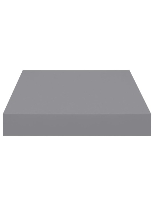 Sienas plaukts, pelēks, 23x23,5x3,8 cm, mdf