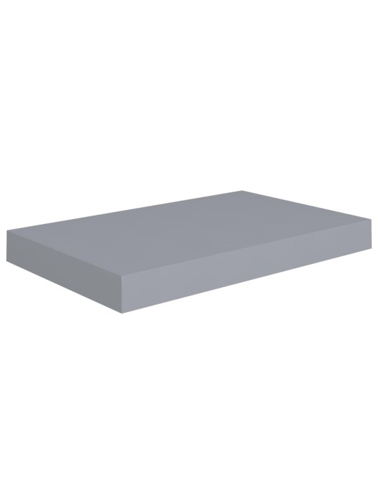 Sienas plaukts, pelēks, 40x23x3,8 cm, mdf