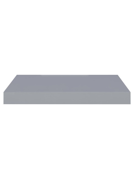 Sienas plaukts, pelēks, 40x23x3,8 cm, mdf