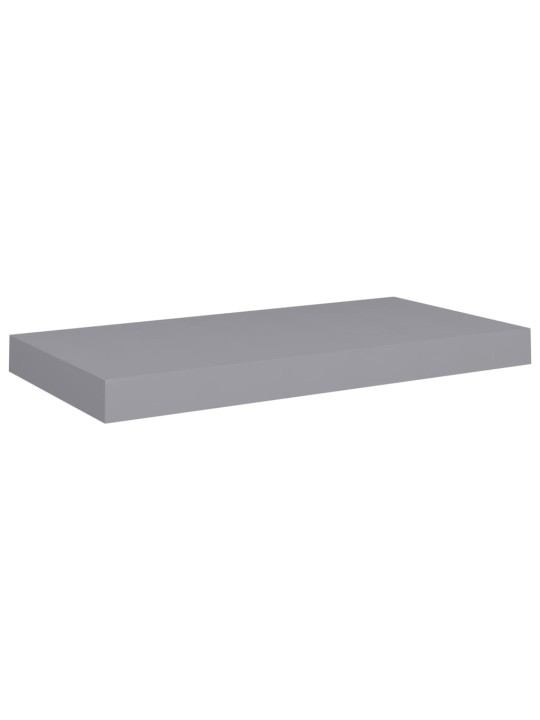Sienas plaukts, pelēks, 50x23x3,8 cm, mdf
