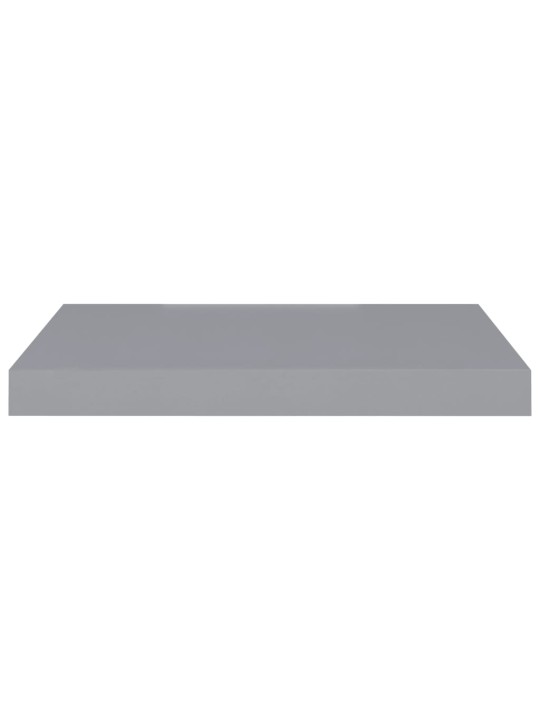 Sienas plaukts, pelēks, 50x23x3,8 cm, mdf