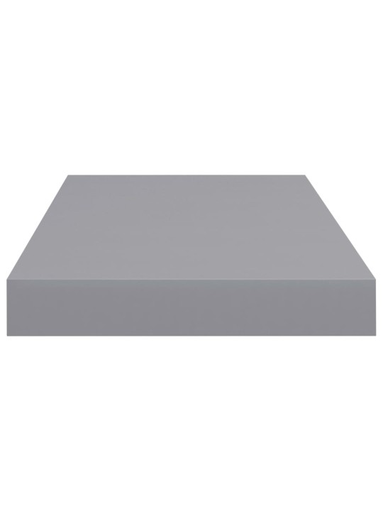 Sienas plaukts, pelēks, 50x23x3,8 cm, mdf