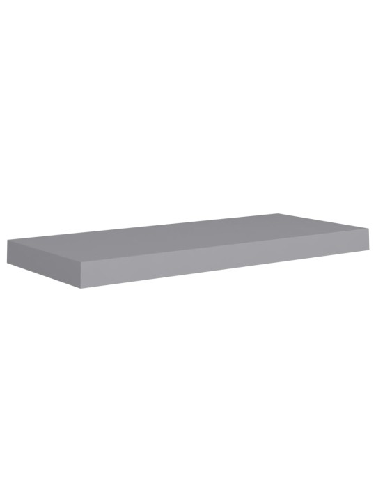 Sienas plaukts, pelēks, 60x23,5x3,8 cm, mdf