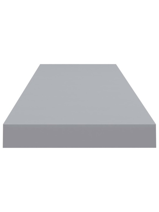 Sienas plaukts, pelēks, 90x23,5x3,8 cm, mdf