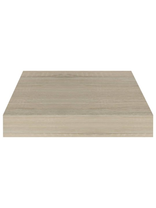 Sienas plaukti, 2 gab., ozolkoka krāsā, 23x23,5x3,8 cm, mdf