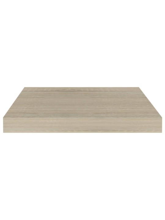 Sienas plaukti, 2 gab., ozolkoka krāsā, 40x23x3,8 cm, mdf