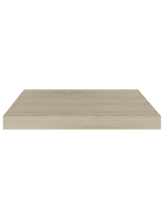Sienas plaukti, 2 gab., ozolkoka krāsā, 50x23x3,8 cm, mdf