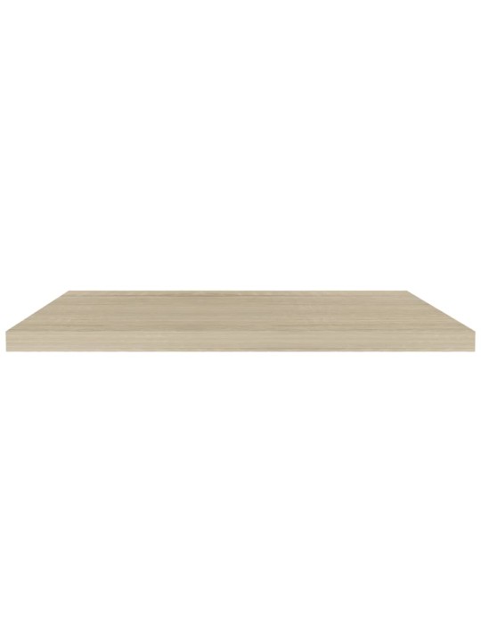 Sienas plaukti, 4 gab., ozolkoka krāsā, 90x23,5x3,8 cm, mdf