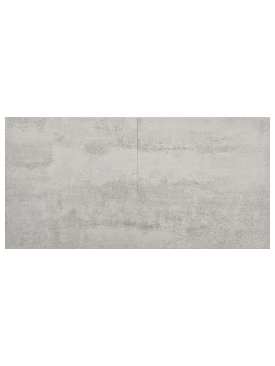 grīdas flīzes, 55 gab., pašlīmējošas, 5,11 m², pvc, pelēkas