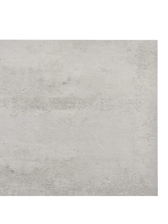 grīdas flīzes, 55 gab., pašlīmējošas, 5,11 m², pvc, pelēkas