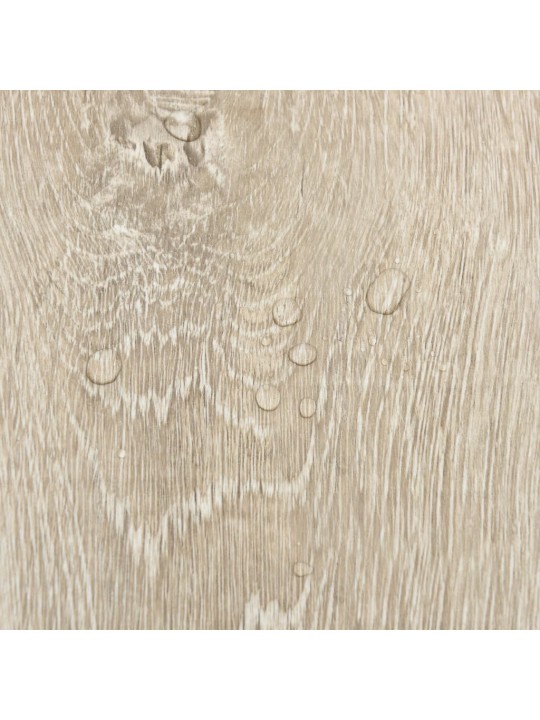 grīdas flīzes, 55 gab., pašlīmējošas, 5,11 m², pvc, bēšas