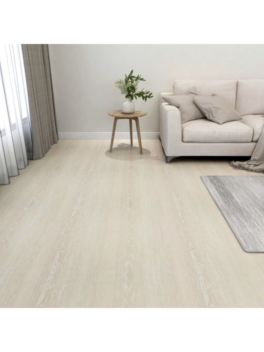 Grīdas flīzes, 55 gab., pašlīmējošas, 5,11 m², pvc, bēšas