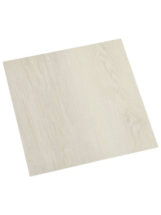 Grīdas flīzes, 55 gab., pašlīmējošas, 5,11 m², pvc, bēšas