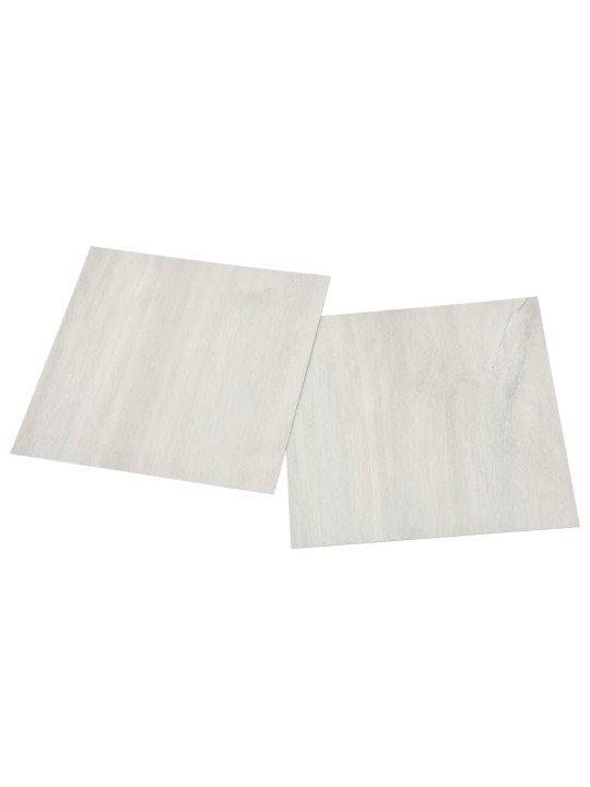 Grīdas flīzes, 55 gab., pašlīmējošas, 5,11 m², pvc, krēmkrāsā