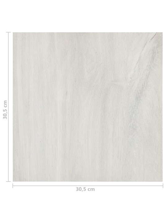 Grīdas flīzes, 55 gab., pašlīmējošas, 5,11 m², pvc, krēmkrāsā