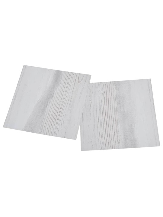 Grīdas flīzes, 55 gab., pašlīmējošas, 5,11 m², pvc, pelēkas