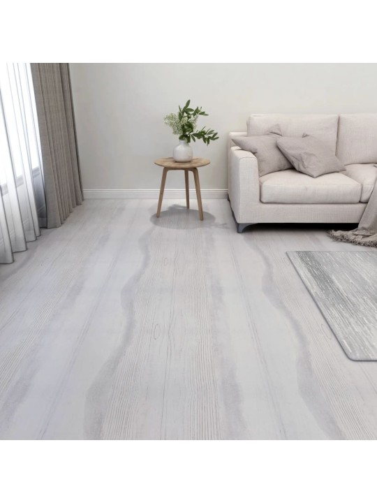 Grīdas flīzes, 55 gab., pašlīmējošas, 5,11 m², pvc, pelēkas