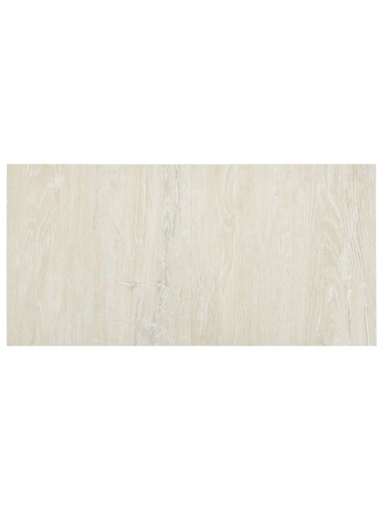Grīdas flīzes, 55 gab., pašlīmējošas, 5,11 m², pvc, krēmkrāsā