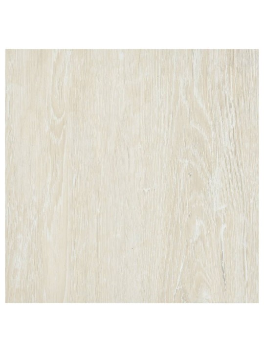 Grīdas flīzes, 55 gab., pašlīmējošas, 5,11 m², pvc, krēmkrāsā