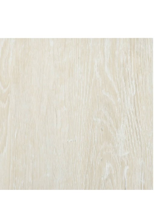 Grīdas flīzes, 55 gab., pašlīmējošas, 5,11 m², pvc, krēmkrāsā