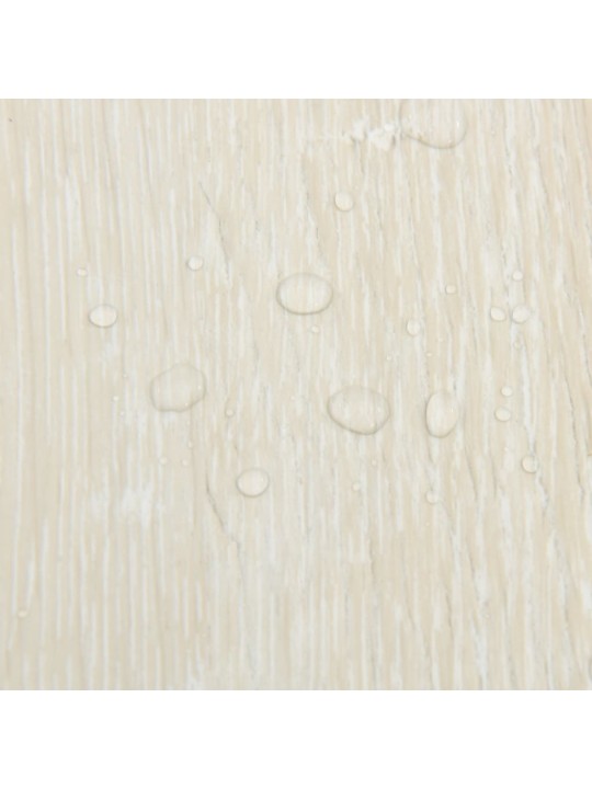 Grīdas flīzes, 55 gab., pašlīmējošas, 5,11 m², pvc, krēmkrāsā