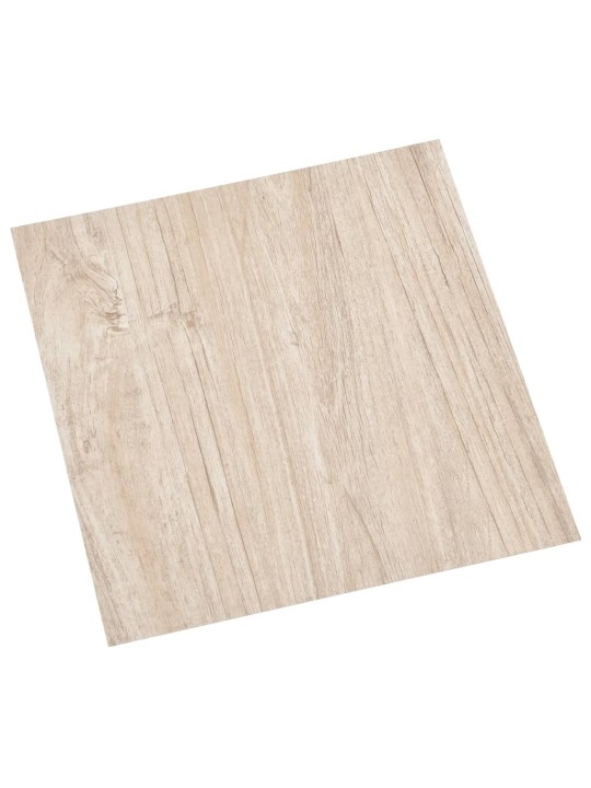 Grīdas flīzes, 55 gab., pašlīmējošas, 5,11 m², pvc, brūnas